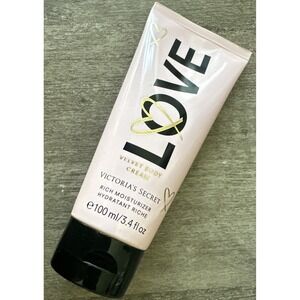 New Victoria's Secret Love Velvet Body Cream Rich Moisturizer 3.4oz Pink Lotion